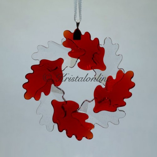 Swarovski Crystal | Christmas | Christmas Ornaments | Christmas Ornament - Wreath - Leaves | 5464866